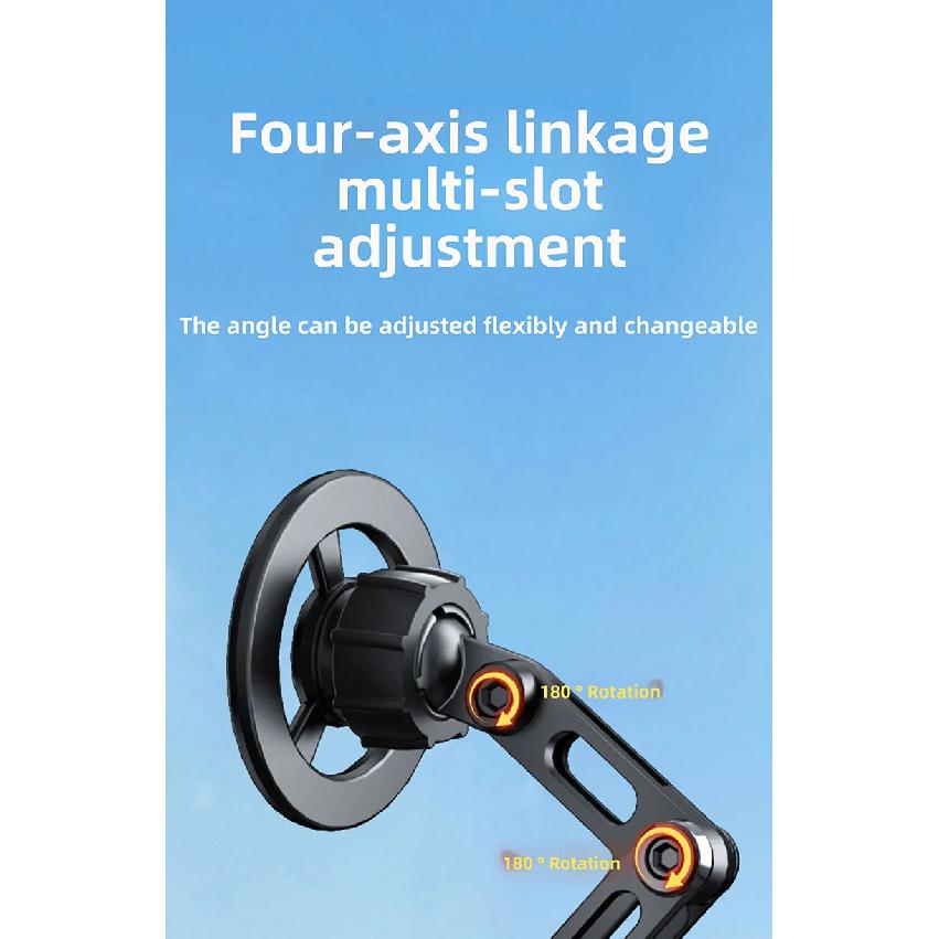 ANVE 360° Rotating Car Dashboard Holder Universal Vacuum Adsorption Robotic Arm Magnetic Suction Bracket Mobile Phone Holder