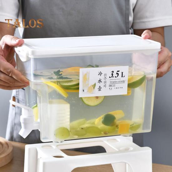 1 Set Safteimer, leicht zu öffnende Ausgabe, reibungslose Wasserabgabe, praktischer Wasserkocher für Limonade und Getränke, Küchenversorgung