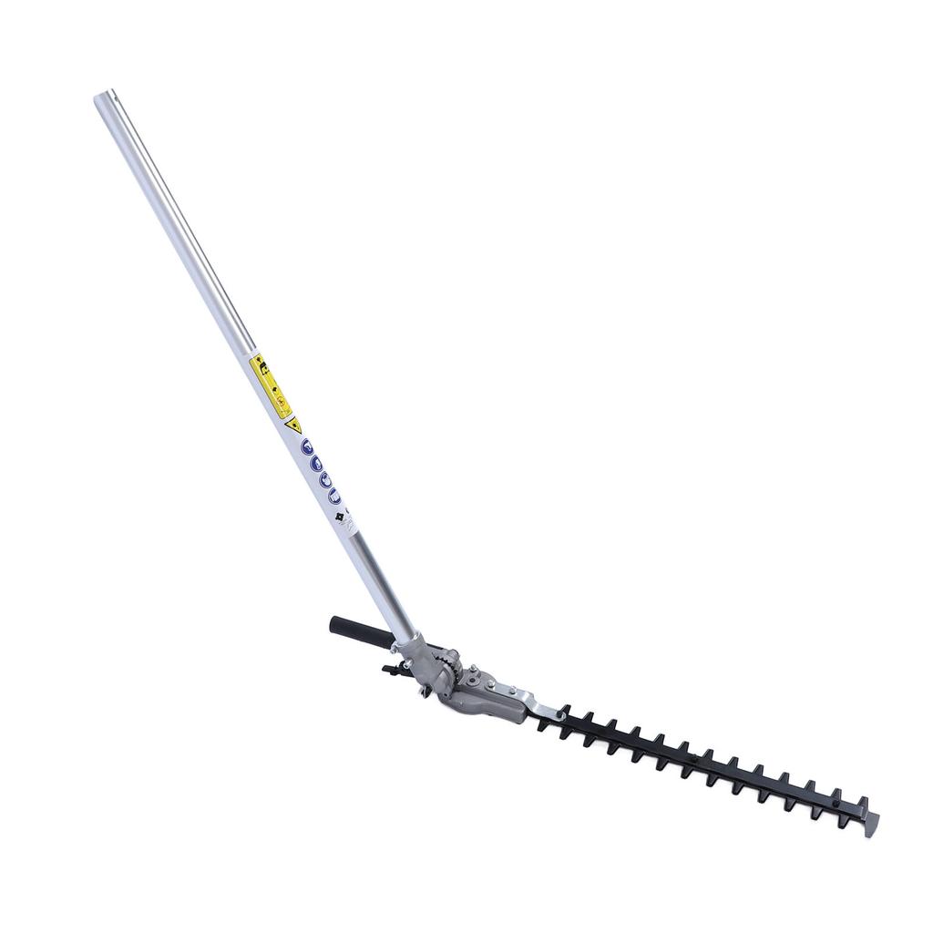 Hedge Trimmer Head High Efficiency Multifunctional   Hedge Trimmer Attachment with Extension Pole for Mowing Grass
