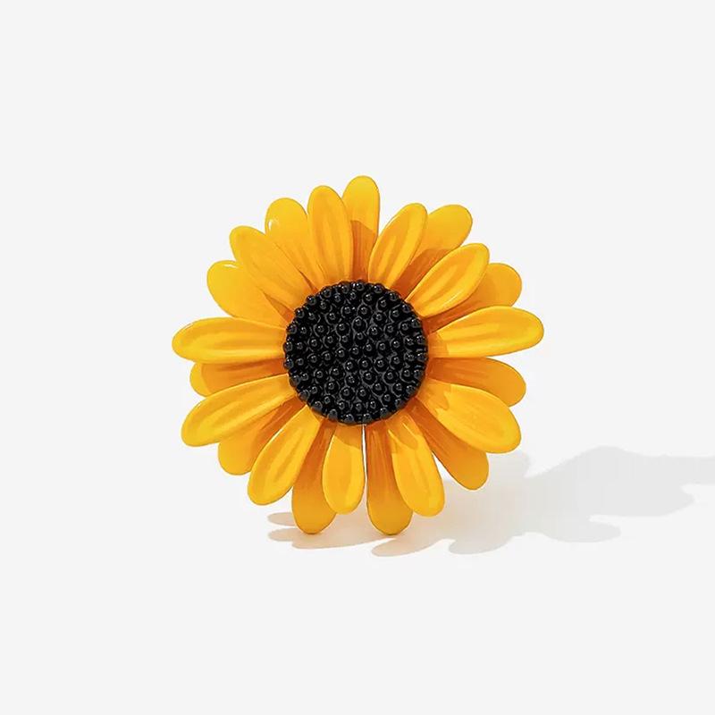

2024 High-End Sunflower Brooch: Daisy Corsage Pin for Suits & Sweaters