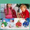 Santa Christmas Themed Claus Snowman Pattern Money Storage Box Party Decor Props