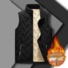 Men's Trendy Lambswool Down Cotton Padded Vest for Autumn/Winter Warmth