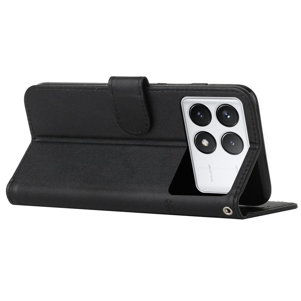 For Xiaomi Redmi K70E 5G/Poco X6 Pro 5G Wallet Case Leather Phone Cover Folding Stand