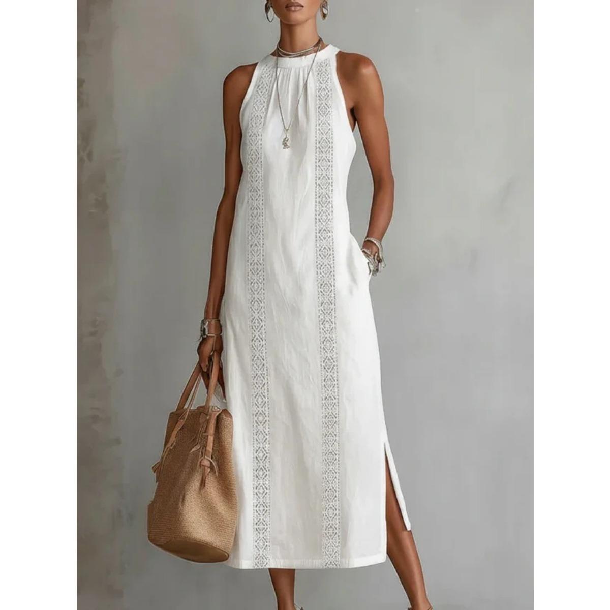 Women s Solid Color Loose Long Shirt Dress Casual Fashion Streetwear Dress for Women S белый