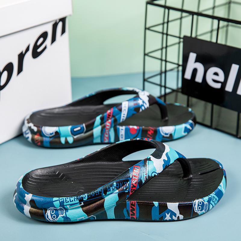 Summer Slippers Men EVA Lightweight Flip Flops Beach Sandals Non-slip Casual Flat Shoe 2025 Slippers Indoor Shoes Outdoor Slides