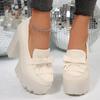 Chunky High Heel Pumps Women Gold Silver Gothic Platform Loafers Woman Fashion Tassels Thick Heeled Party Shoes