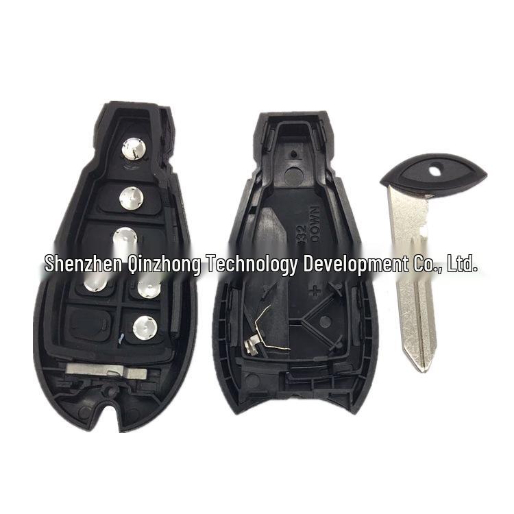 New Chrysler 5+1 Button Smart Key Shell for Select Chrysler Models