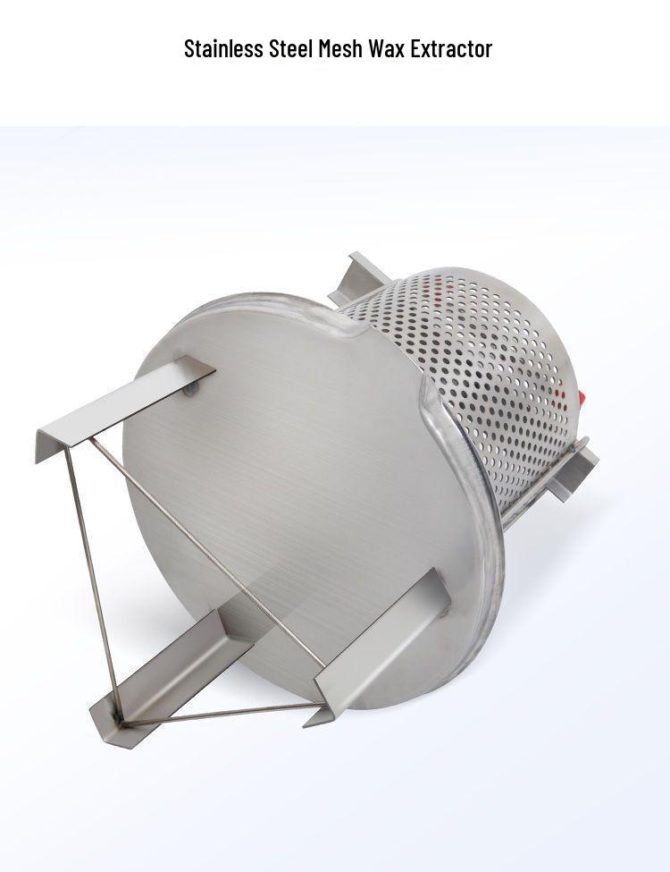 Stainless Steel Small Household Honey Wax Press & Juicer.