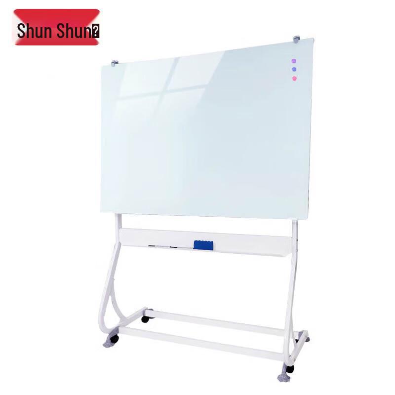 Rolling Magnetic Glass Whiteboard