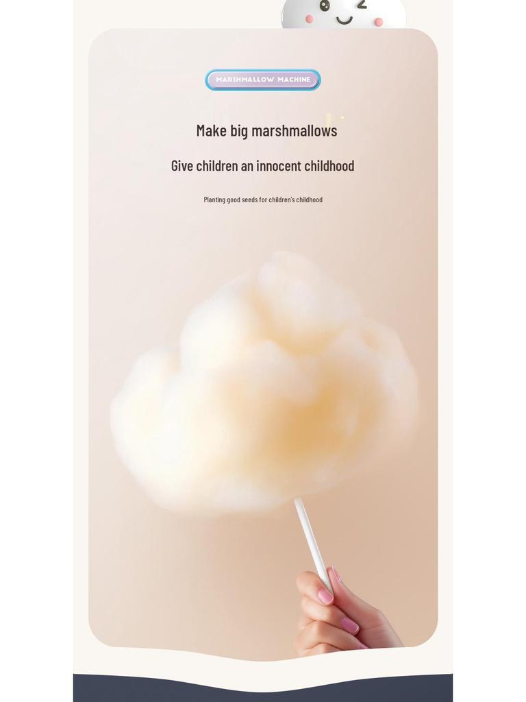 Automatický elektrický mini stroj na cukrovou vatu pro domácnost - Zábava pro děti