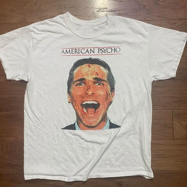 Винтажная футболка American Psycho Унисекс Полный размер от S до 5XL SG357 Унисекс Футболка XL