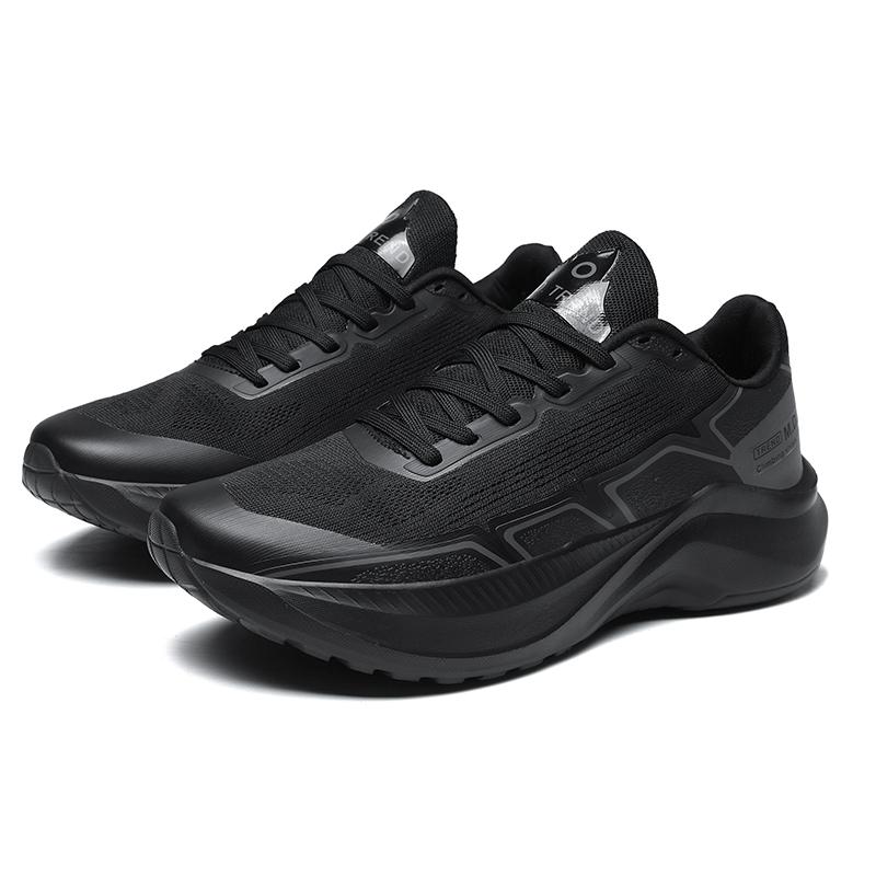 New Mens Running Shoes Stylish Breathable Leisure Athletic Shoes Outside Anti-Skid Shock Absorption Plush Comfort Walking Footwear