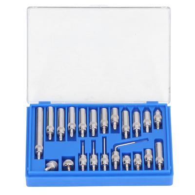 22Pcs Dial Indicator Points Carbide Probe Test End Tips with Storage Box UNF 4‑48 Thread
