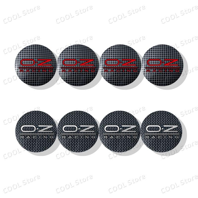 Universal Car Decor 4Pcs OZ Racing Emblem Car Wheel Center Hub Badge Sticker Car Styling Accessories