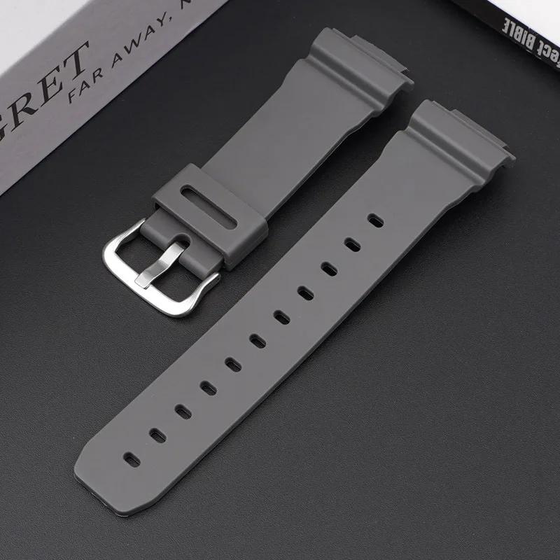 16mm Silicone Rubber Watch Band for Casio DW-5600 GW-M5610 G-5600 GW-B5600 DW-6900 GA-2100 9052 Series Sports Replacement Strap
