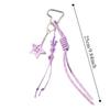Anti-Lost Braided Rope Keychain Hand-Woven Star Bowknot Key Chain  Home Decor