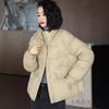 Light and thin down jacket women's short stand-up collar fashionable and casual loose new autumn and winter coat