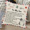 Letter 45x45cm Peachskin Pillow Case Personalized Design Decorative Throw Pillowcase Home Cushion Pillow Cover Anniversary Gift