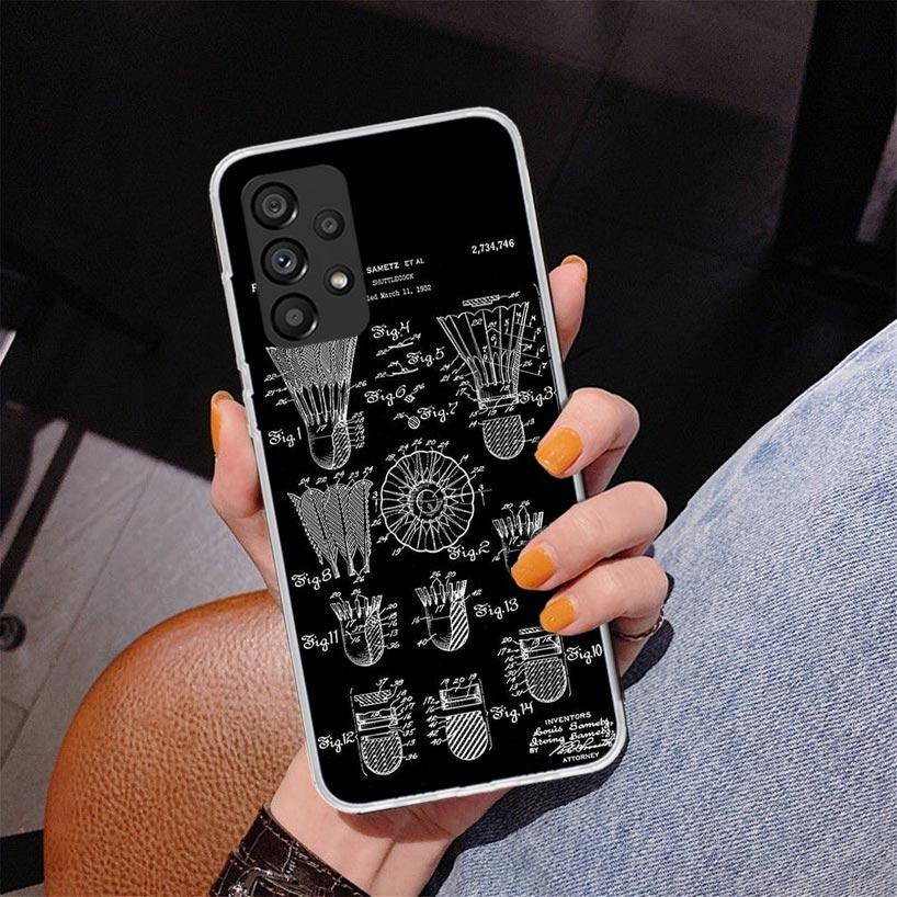 Badminton Sport Phone Case For Samsung Galaxy A17 A16 A15 A14 A13 A57 A56 A55 A54 A53 A37 A36 A35 A34 A33 A26 A25 A24 A23 Galaxy