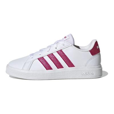 Grand Court 2.0 Big Kid Branco Real Magenta Tênis Infantil Nuvem-Branco Equipe-Real-Magenta GY4764