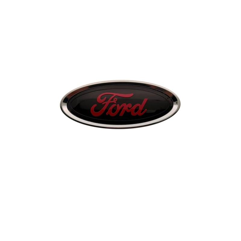 13x5.6CM Car Front Hood Cover Rear Trunk Badge Sticker Accessories for Ford Fiesta Fusion Escape Kuga Edge Focus Ranger Mondeo