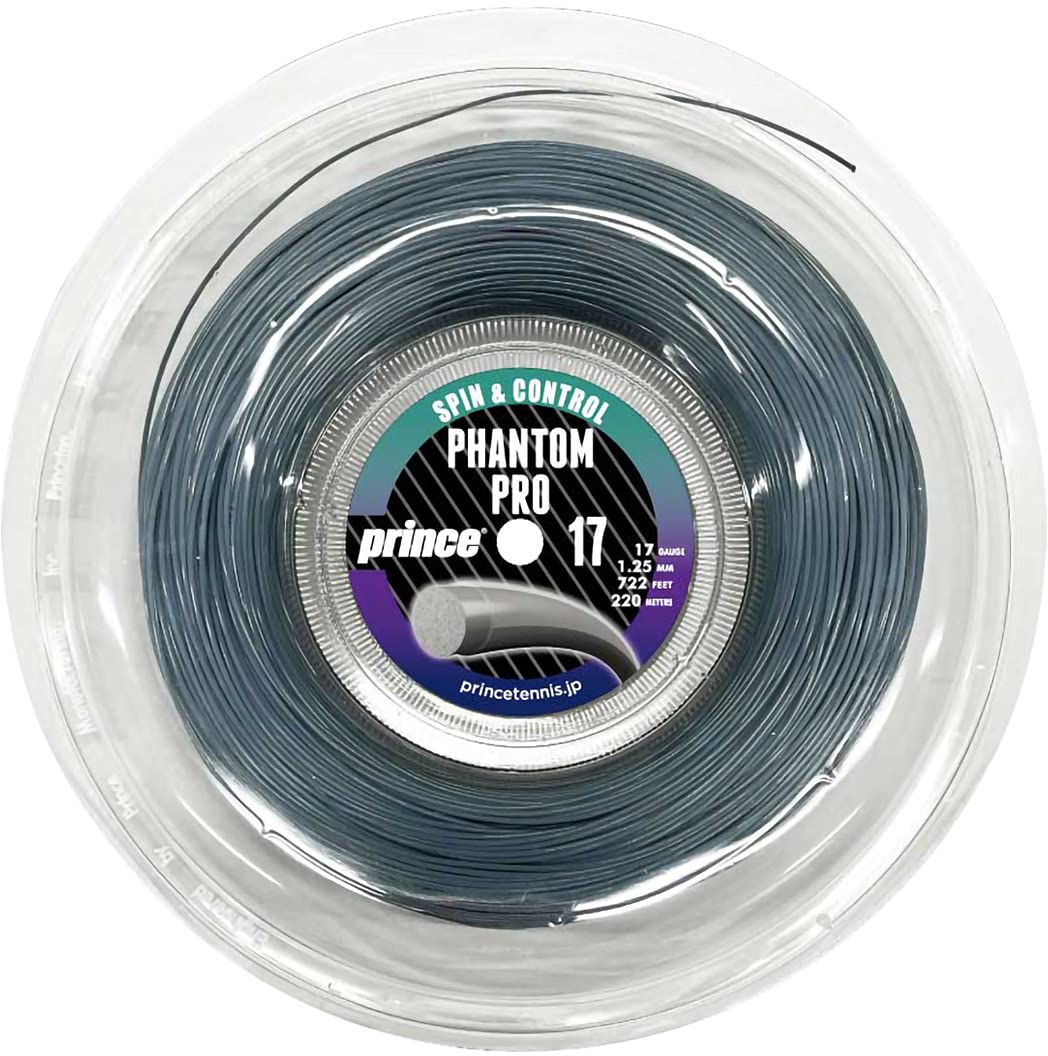 

Теннисная струна Prince PHANTOM PRO 17 220м Катушка Pro Graphite (Фантом 17)