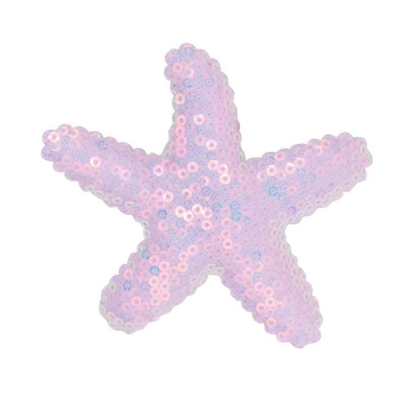 Seestern Haarspangen Pailletten Glitzer Seestern Haarspangen Funkelnde Krokodilklemmen Niedliche Meerjungfrau Accessoires für Frauen Mädchen