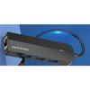 Vention 5-en-1 USB-C vers 3x USB 3.0 / Adaptateur RJ45 Gigabit Ethernet / Micro-B HUB 0.15M Noir ABS Typ