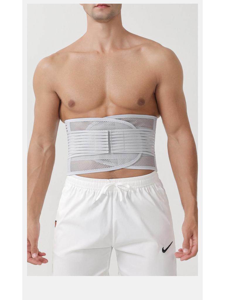 Viliker Summer Breathable Lumbar Support Belt with Steel Plate for Disc Fixation