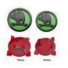 80mm 90mm ABS Emblem For Skoda Fabia 1 2 Octavia a7 RS Superb Rapid Yeti Karoq Vision Car Head Front Rear Boot Tailgate Sticker ulsh63