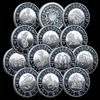 Single Zodiac Sign Commemorative Coin, Individual Constellation Collectible Medal, 40mm Diameter Astrology Souvenir Coin for Collection & Gift