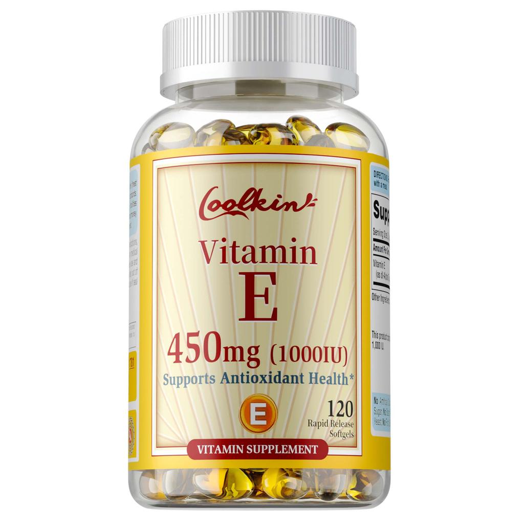 Coolkin 450mg Vitamin E Supplement Capsules