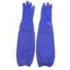 PVC Coated Chemical Resistant Gloves Oil Acid Alkali Resistance Long Sleeve Matte NonSlip Wearproof