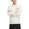adidas Neo Sesame Street X JF Collab FW22 Back Logo Print Long Sleeve Polo Shirt Unisex Tops White HM9949