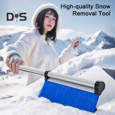 Car Snow Shovel Ice Scraper Brush Telescopic Retractable Snow Removal Tool Winter Weather Car Accessory