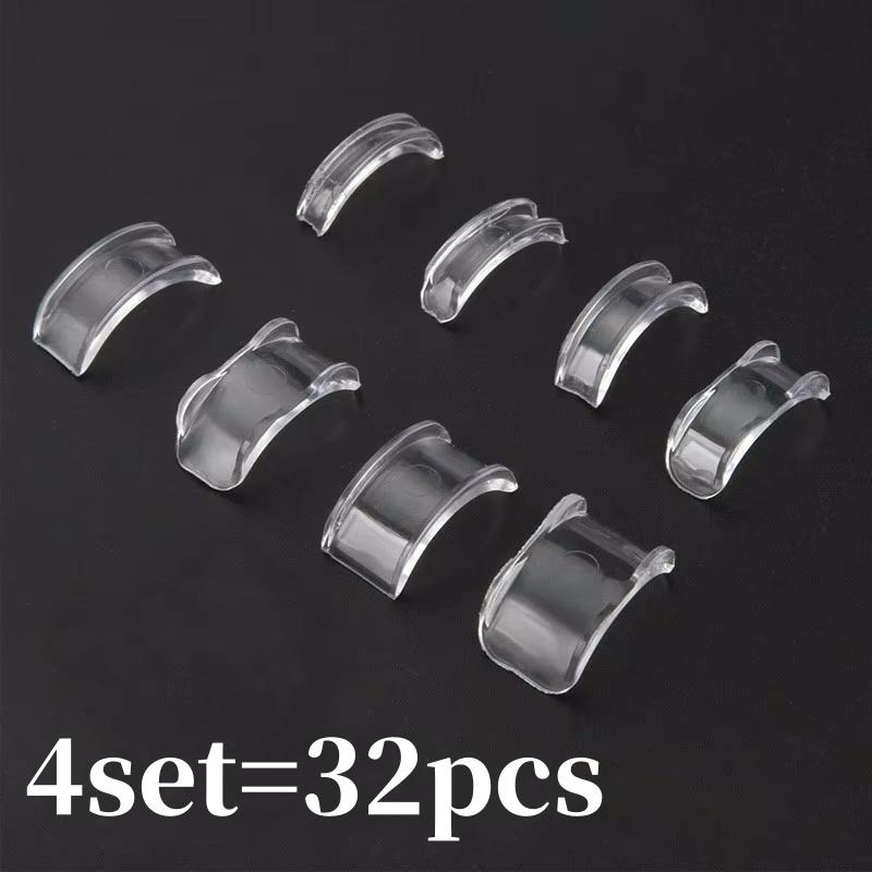 32pcs Ring Size Adjuster Pads Invisible Silicone Ring Sizer Reducer for Loose Rings Secure Fitting Accessories Stopping Slip-off
