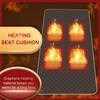 3 Levels of Heat Camping Mat 4 Heating Zones Rechargeable Outdoor Chair Cushion for Winter Stadium Indoor Outdoor Sports Beach