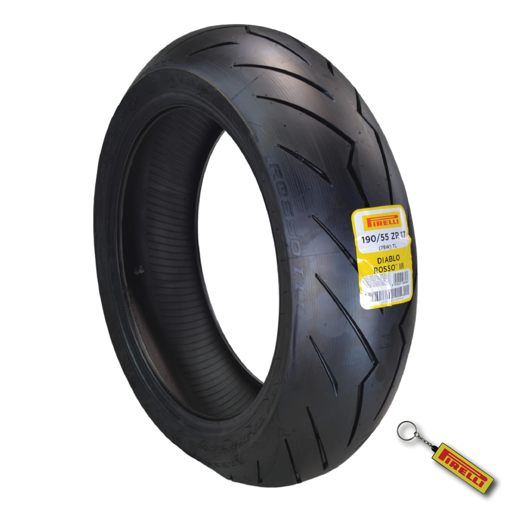 

Мотоциклетная шина Pirelli DIABLO ROSSO III Задняя ZR 17 Бескамерная для двухколесных мотоциклов 2635800 1 шт. PIRELLI 190/55 M/C (75W) (TL)