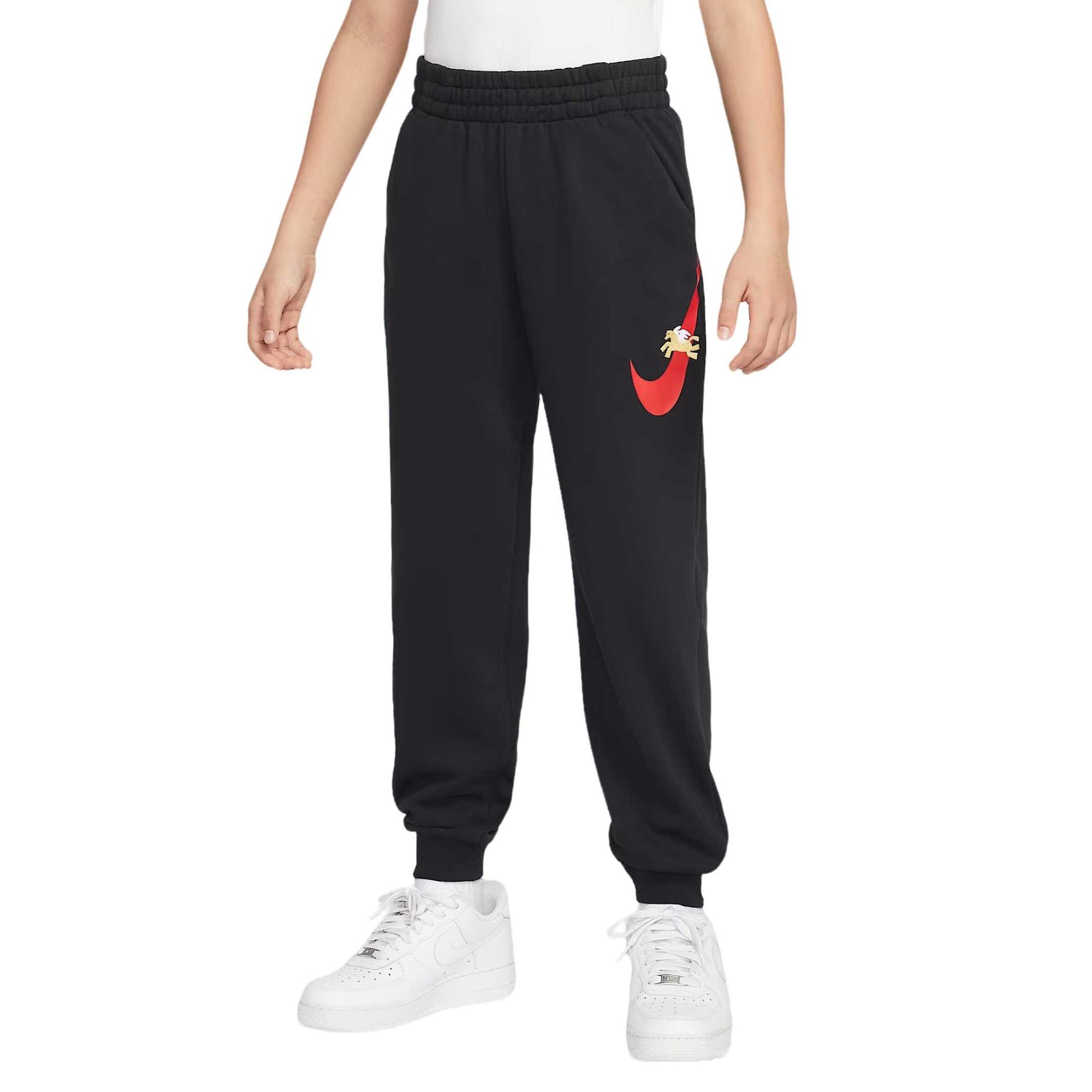 

Nike Sportswear Year Of The Horse Limited Edition Joggers New Year Style Elastic Solid Color Cuffed Kids bottoms IQ3935010 XL