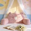 2026 Cartoon Soft Upholstered Backrest Cushion for Children's Tatami or Girls' Bedside – Anti-Collision Pillow No Headboard Needed