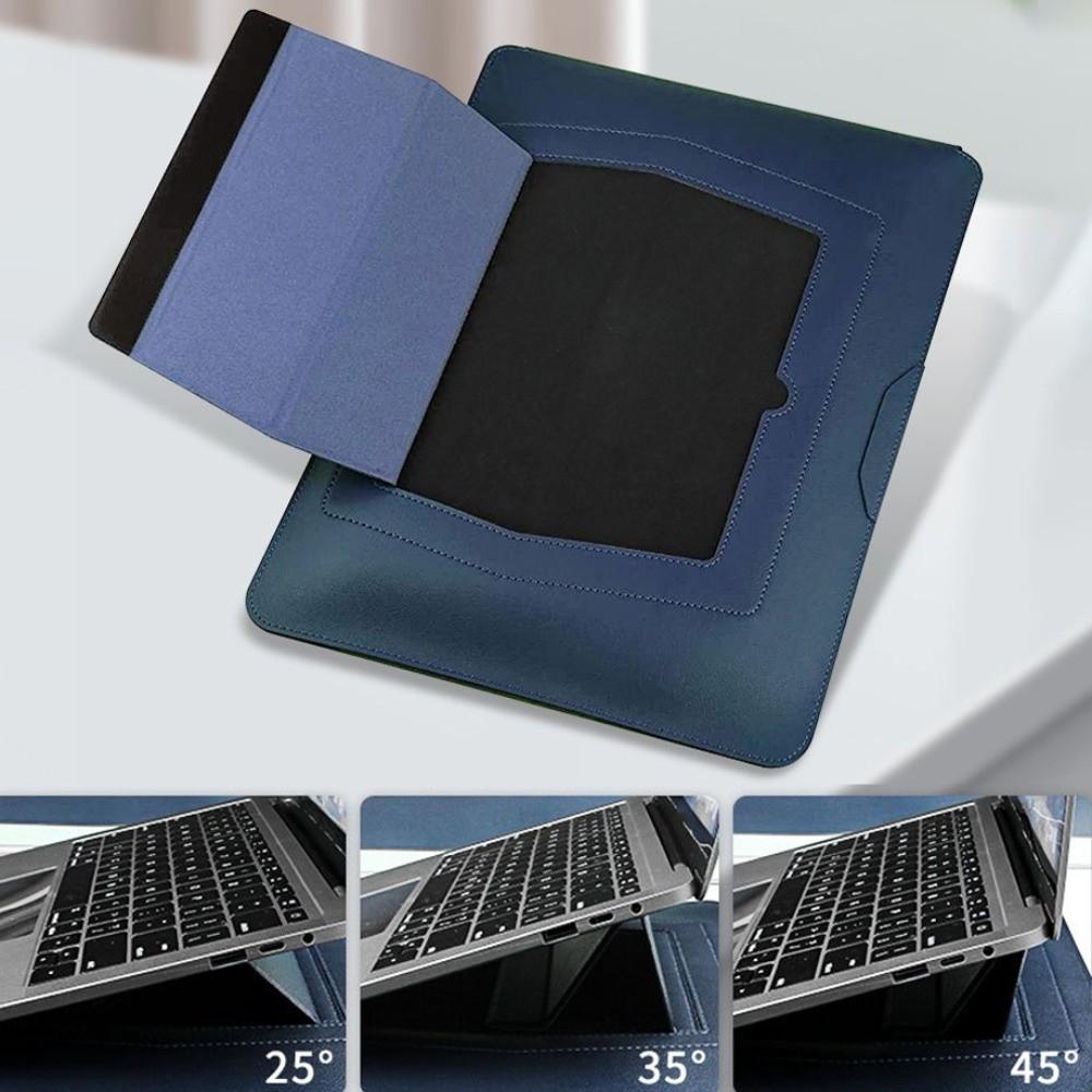 PU Leather Laptop Sleeve Case Bracket Design Laptop Bracket Inner Bag  15/16 Inch Universal