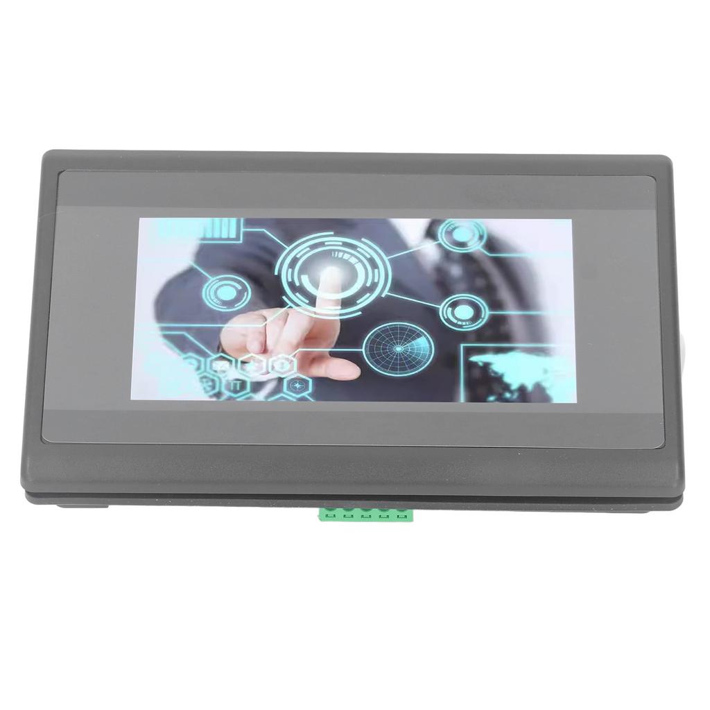 4.3in HMI PLC Touch Screen Transistor Output Switch Counts 12 in 8 Out for FX3U 20 40 48MRT DC24V