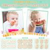 Comfort U Baby Set of for Boys and Snap Adjustable Baby Mealtime Perfect for Baby Prep for and School Entrance Bibs, Petal-Shaped, 6, Girls, 100%