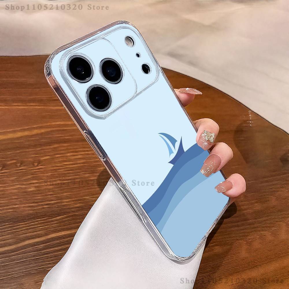 Sailing Boat Art Phone Case iPhone17 16 15 14 13 12 11 Pro Max Plus Mini Clear Full Back Cover Silicone Soft Shell