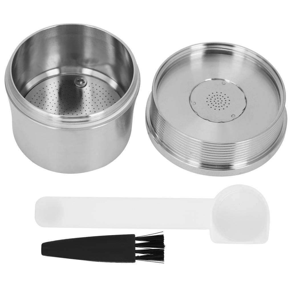 Stainless Steel Reusable Coffee Filter Capsule Set Coffee Maker Parts Fit for Illy Coffee Machine