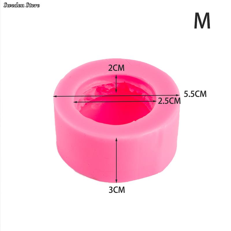 3D Macaron Shape DIY Soap Grade Silicone Chocolate Mold Fondant Candy Soap Polymer Clay Crafting Mould Decorating Baking Tool