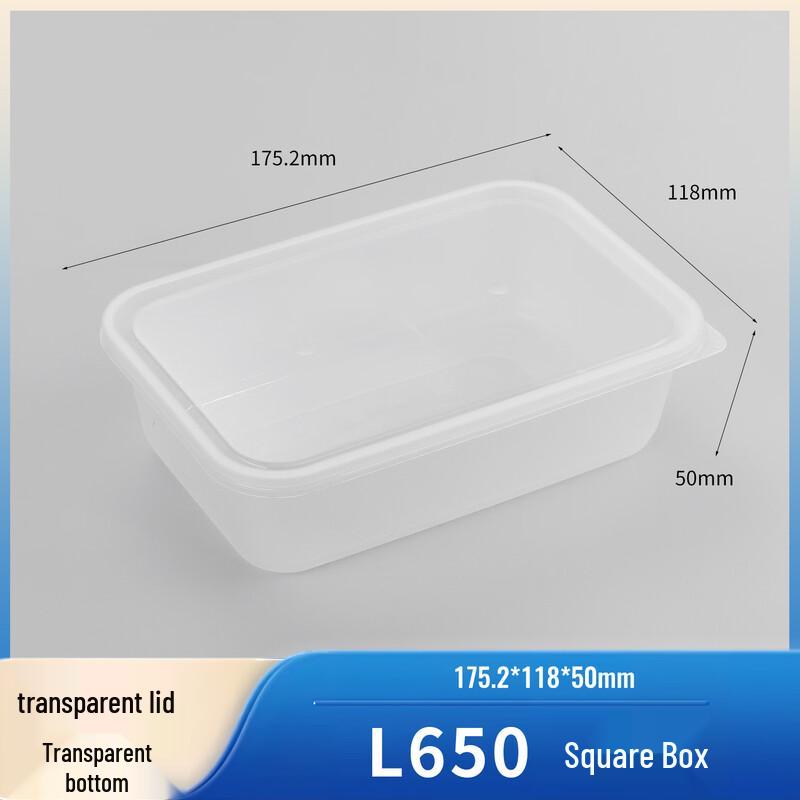 Shixun Thickened Disposable Rectangular Food Containers