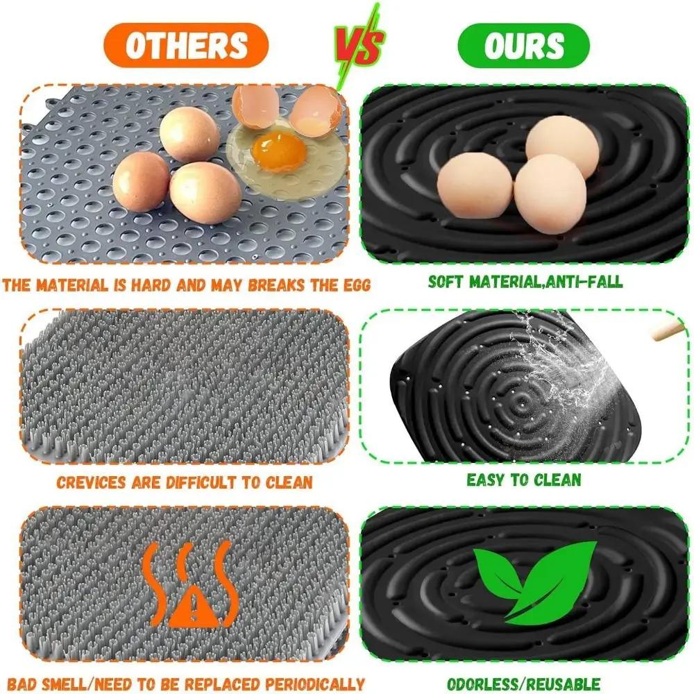 Hot Washable Chicken Nest Mats Reusable Convenient Nesting Pads Chicken Bedding Liners for Chicken Coop Accessories