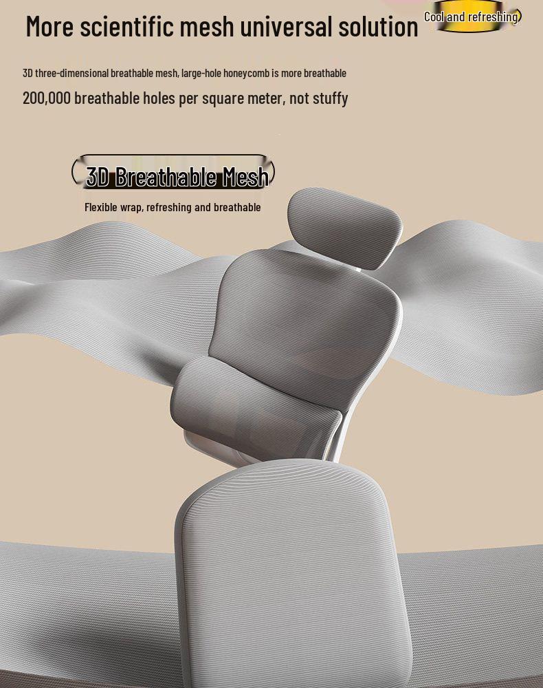 Ergonomic Computer Chair: Comfortable Reclining Office & Gaming Seat for Long Hours