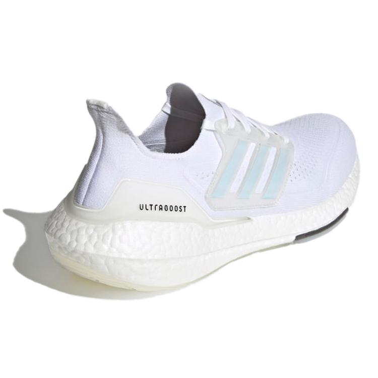 New Adidas Ultra Boost 21 White Iridescent Cage FY0846